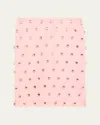 Brandon Maxwell The Leanne Crystal Pencil Skirt In Light Pink