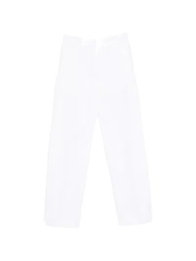 Brandon Maxwell The Parks Side-pleat Trousers In Multi