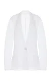 Brandon Maxwell The Pearl Double Breasted Jacket In White