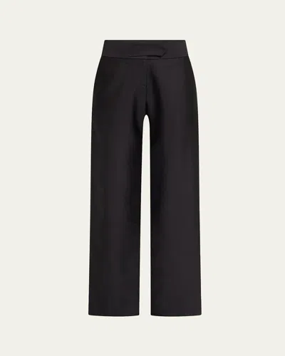 Brandon Maxwell The Phoenix Low-rise Trousers In Black