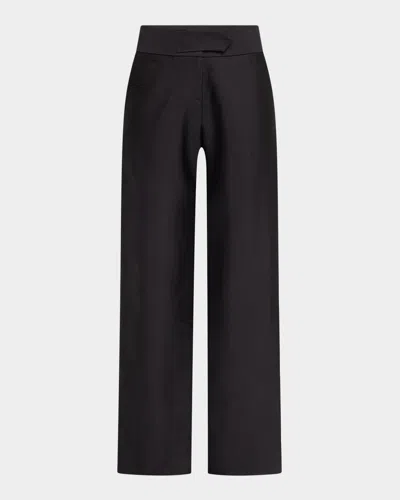 Brandon Maxwell The Phoenix Low-rise Trousers In Black