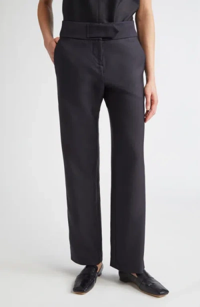 BRANDON MAXWELL BRANDON MAXWELL THE PHOENIX WOOL & SILK MIKADO PANTS