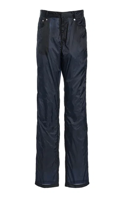 Brandon Maxwell The Reade Relaxed Nylon Pants In Black