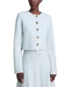 Brandon Maxwell The Ryder Wool Knit Jacket In Multi
