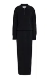 Brandon Maxwell The Sabine Polo Knit Maxi Dress