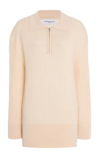 Brandon Maxwell The Sabine Silk-cashmere Polo