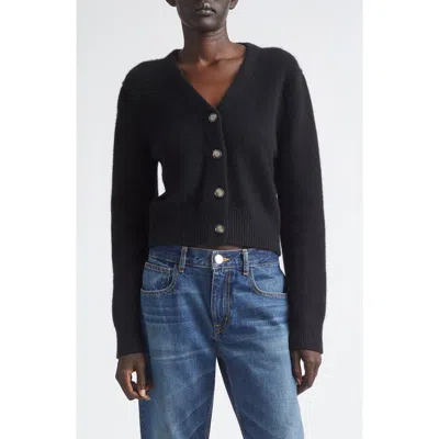 Brandon Maxwell The Sloane Cashmere & Silk Cardigan In Animal Print
