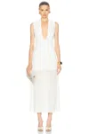 Brandon Maxwell The Sutton Dress In White