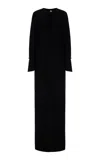 Brandon Maxwell The Sylvie Jersey Gown In Black