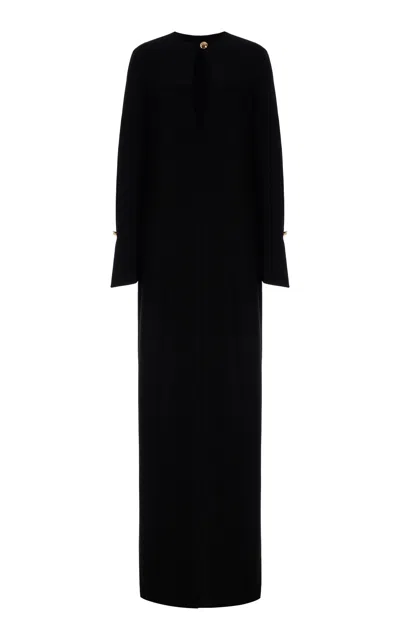 Brandon Maxwell The Sylvie Jersey Gown In Black
