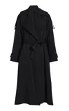 Brandon Maxwell The Tillman  Relaxed Trench Coat In Black