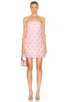 Brandon Maxwell The Kayla Petal-embroided Mini Skirt