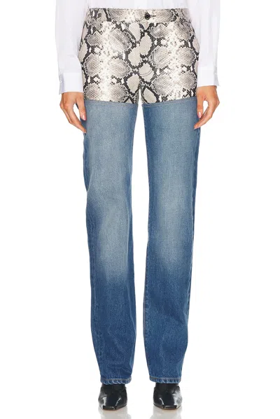 BRANDON MAXWELL THE WYATT STRAIGHT LEG JEANS