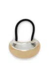 Brandon Maxwell Translucent Metal Detail Hair Piece In Gold