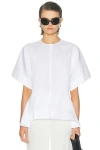 Brandon Maxwell Tyler Top In White