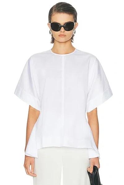 Brandon Maxwell Tyler Top In White