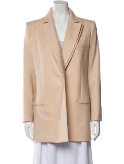 Pre-owned Brandon Maxwell Virgin Wool Blazer In Neutral