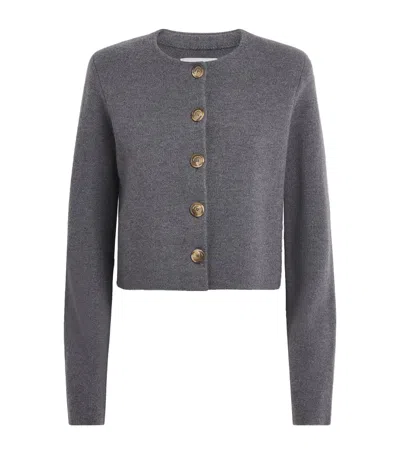 Brandon Maxwell Virgin Wool Ryder Jacket In Grey