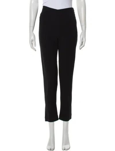 Pre-owned Brandon Maxwell Virgin Wool Straight Leg Pants In Blue