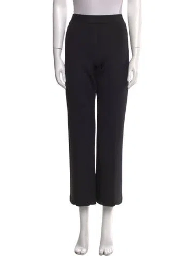 Pre-owned Brandon Maxwell Wide Leg Pants In Black