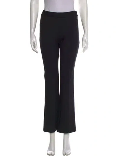 Pre-owned Brandon Maxwell Wide Leg Pants In Black