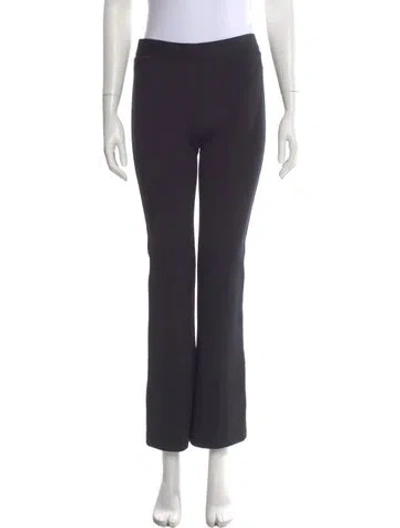 Pre-owned Brandon Maxwell Wide Leg Pants In Gray