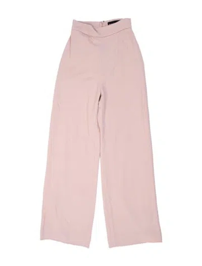 Pre-owned Brandon Maxwell Wide Leg Pants In Pink