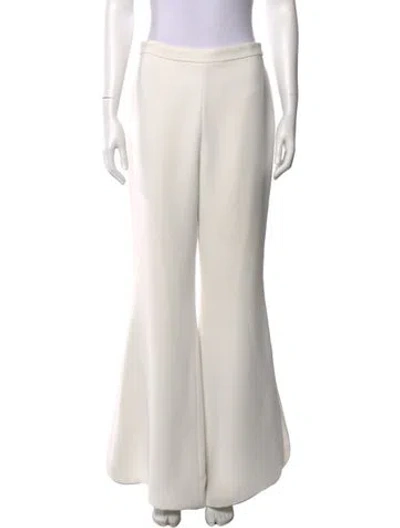 Pre-owned Brandon Maxwell Wide Leg Pants In White