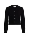 Brandon Maxwell Aubrey Button-up Cardigan In Black