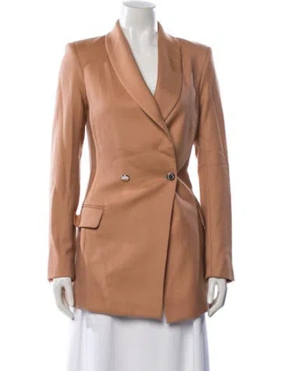 Pre-owned Brandon Maxwell Wool Blazer In Neutral