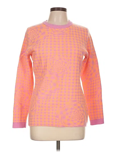 Pre-owned Brandon Maxwell Wool Pullover Sweater In Orange
