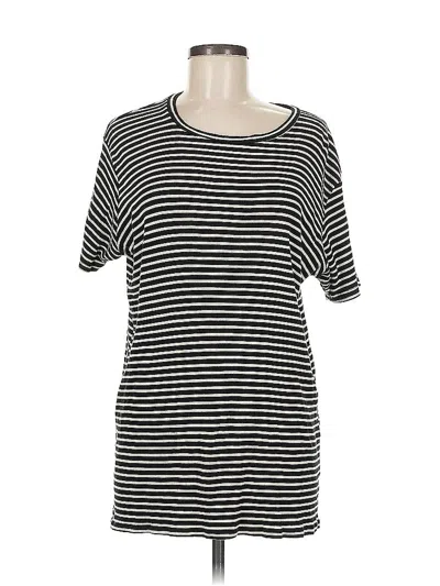 Pre-owned Brandy Melville 3/4 Sleeve T-shirt In Black