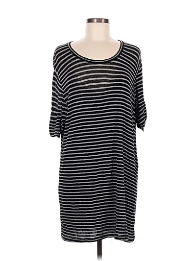 Pre-owned Brandy Melville 3/4 Sleeve T-shirt In Black