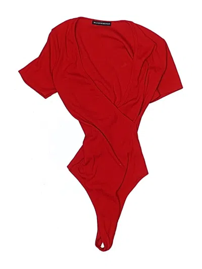 Pre-owned Brandy Melville Bodysuit In Red