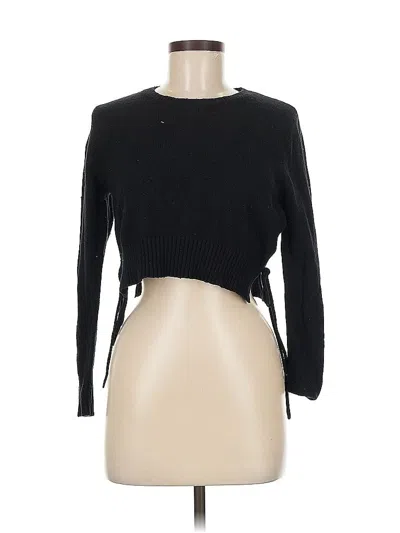 Pre-owned Brandy Melville Cardigan Sweater In Black