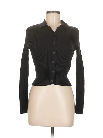 Pre-owned Brandy Melville Cardigan Sweater In Black