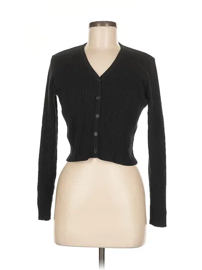 Pre-owned Brandy Melville Cardigan Sweater In Black