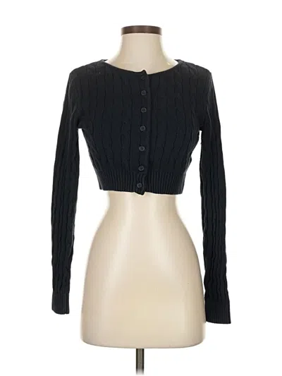 Pre-owned Brandy Melville Cardigan Sweater In Black