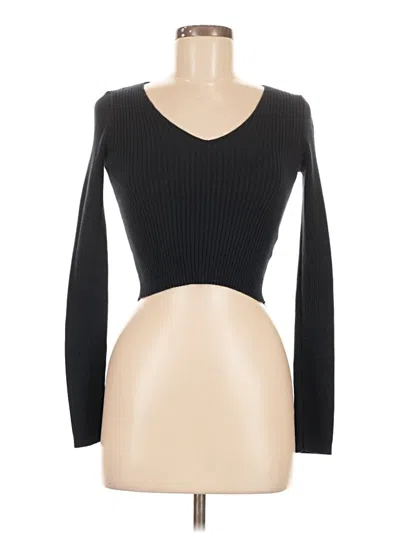 Pre-owned Brandy Melville Cardigan Sweater In Black