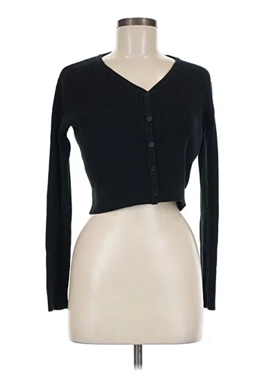 Pre-owned Brandy Melville Cardigan Sweater In Black