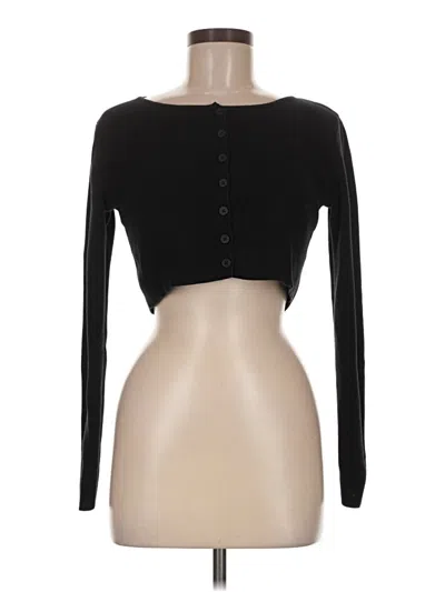 Pre-owned Brandy Melville Cardigan Sweater In Black