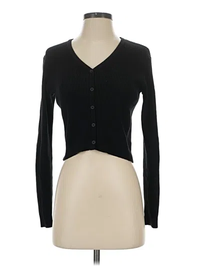Pre-owned Brandy Melville Cardigan Sweater In Black
