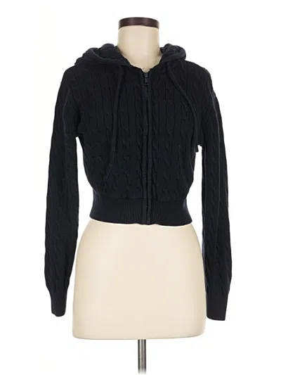 Pre-owned Brandy Melville Cardigan Sweater In Black