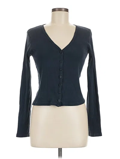 Pre-owned Brandy Melville Cardigan Sweater In Blue
