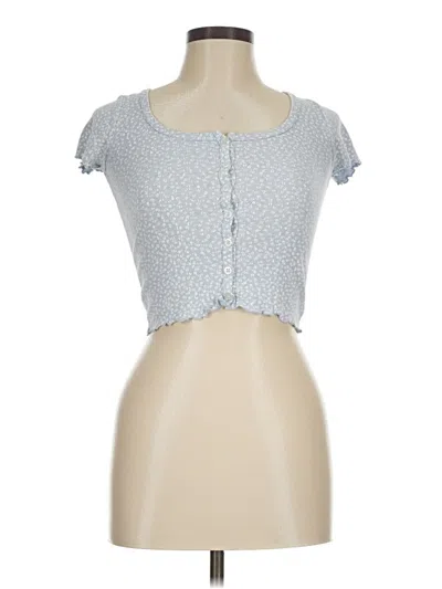 Pre-owned Brandy Melville Cardigan Sweater In Blue
