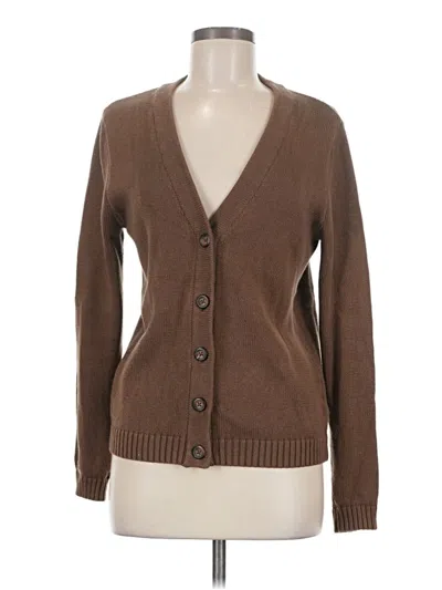 Pre-owned Brandy Melville Cardigan Sweater In Brown