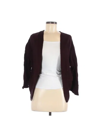 Pre-owned Brandy Melville Cardigan Sweater In Burgundy