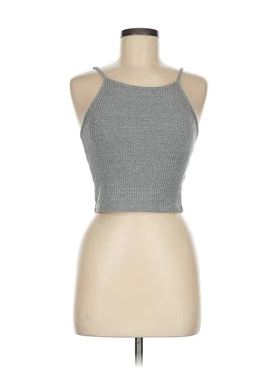 Pre-owned Brandy Melville Cardigan Sweater In Gray