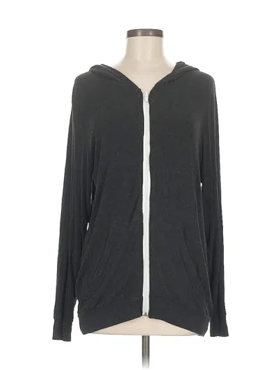 Pre-owned Brandy Melville Cardigan Sweater In Gray