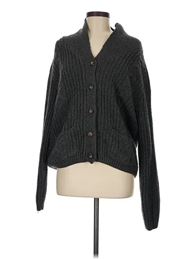 Pre-owned Brandy Melville Cardigan Sweater In Gray